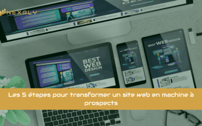 Les 5 étapes pour transformer un site web en machine à prospects